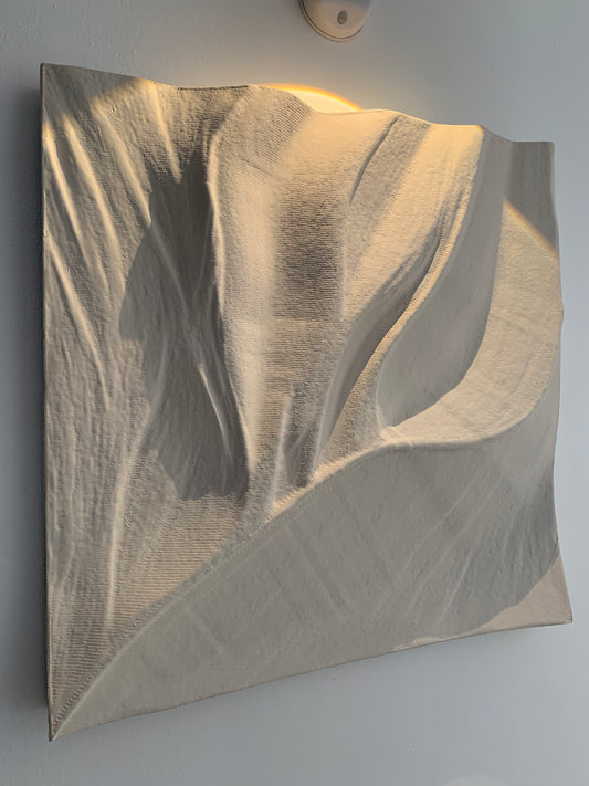 Minimalist Wood Carving – Handcrafted Wall Art